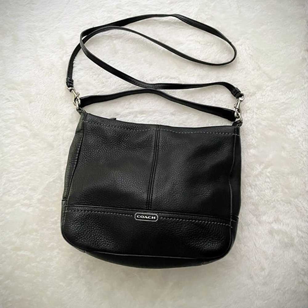 Coach Black Leather Purse - image 2