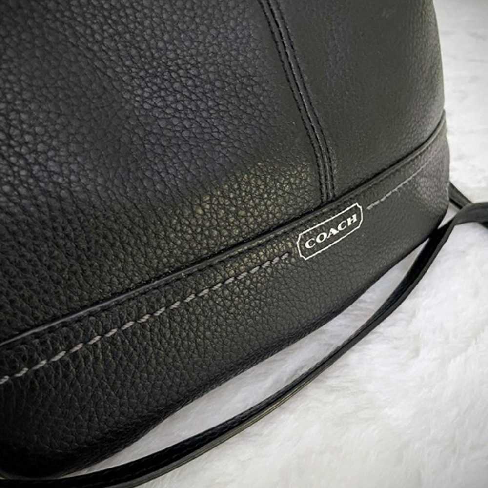 Coach Black Leather Purse - image 3