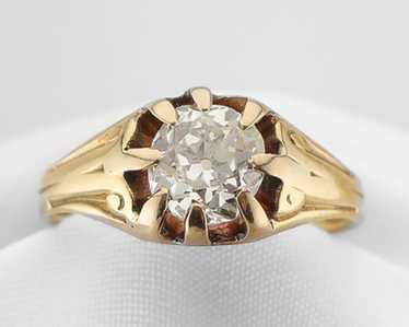 Victorian Old Mine-Cut Solitaire - image 1