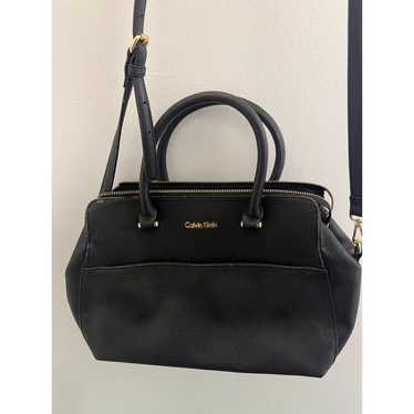 CALVIN KLEIN Top Handle Satchel Convertible Crossb