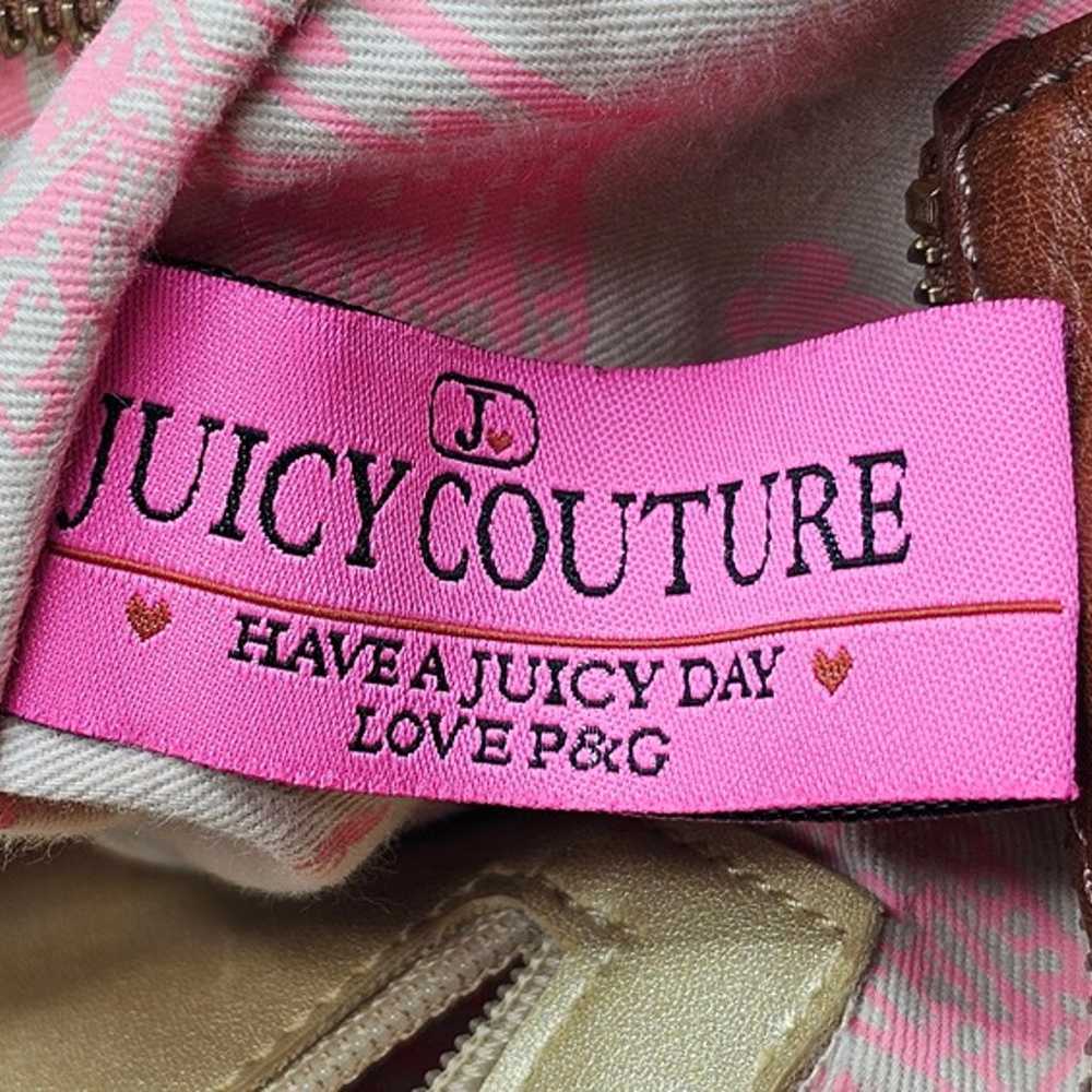 Juicy Couture Brown Leather Shoulder Bag - image 11