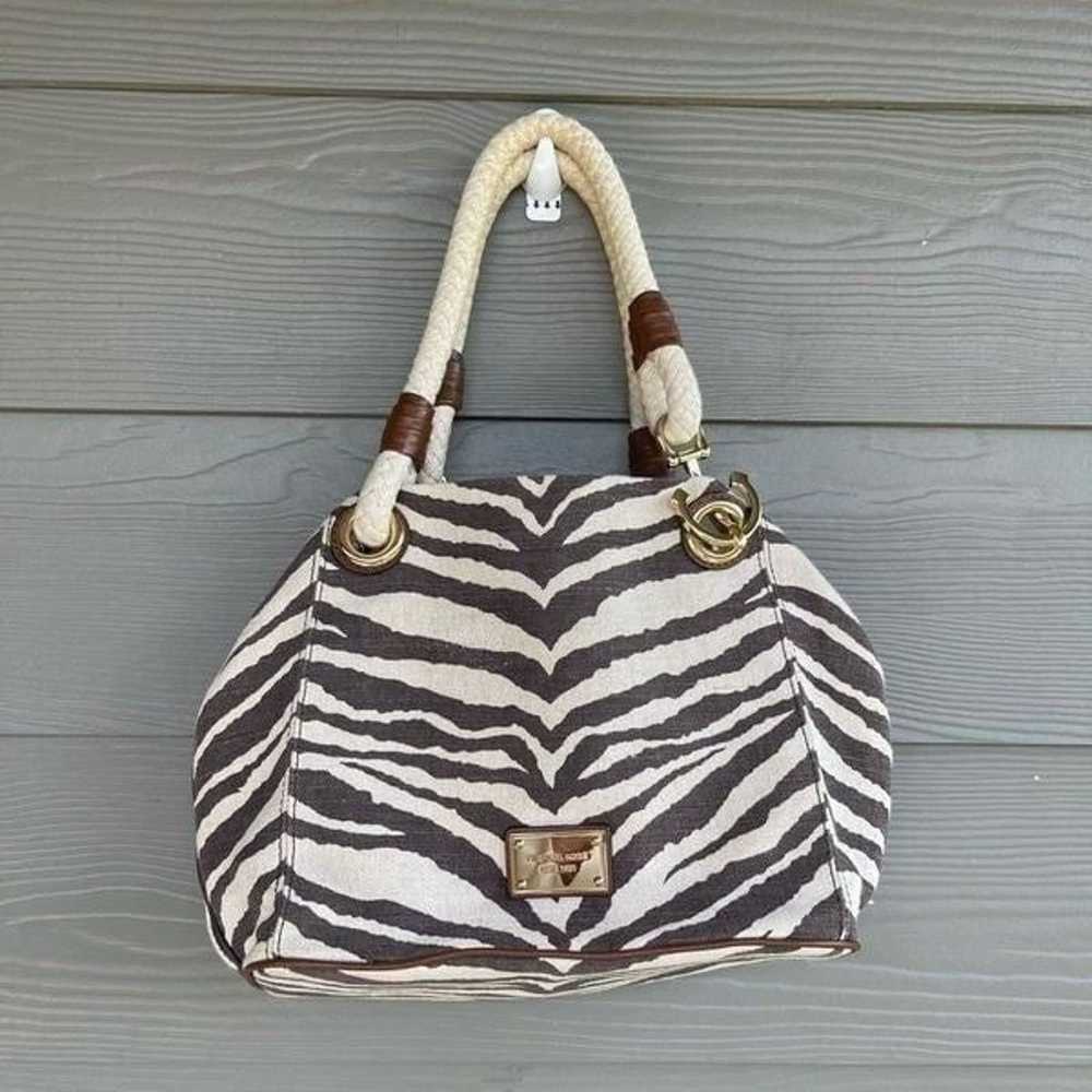 Michael Kors zebra print canvas bag - image 1