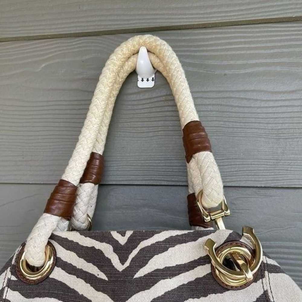 Michael Kors zebra print canvas bag - image 4