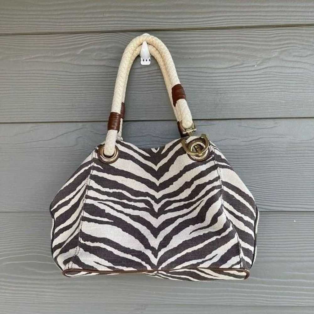 Michael Kors zebra print canvas bag - image 5