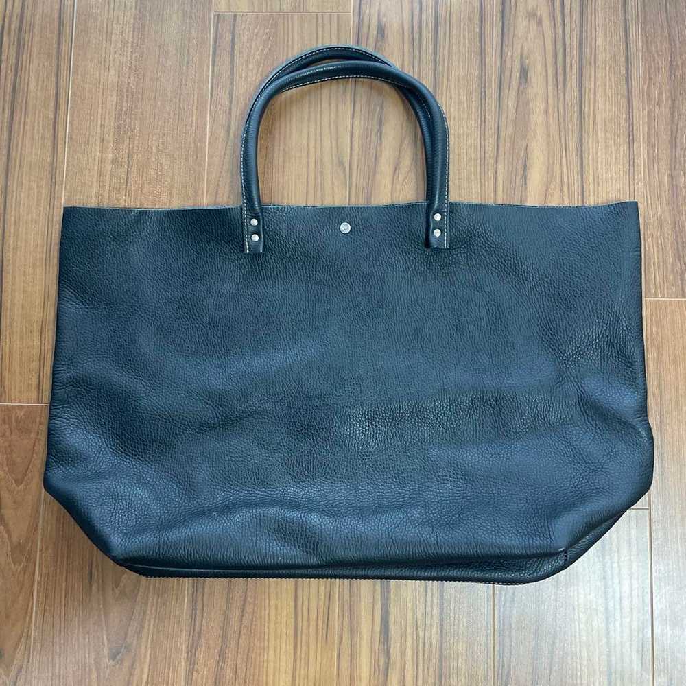 Cream Company Leather Tote Bag - image 3