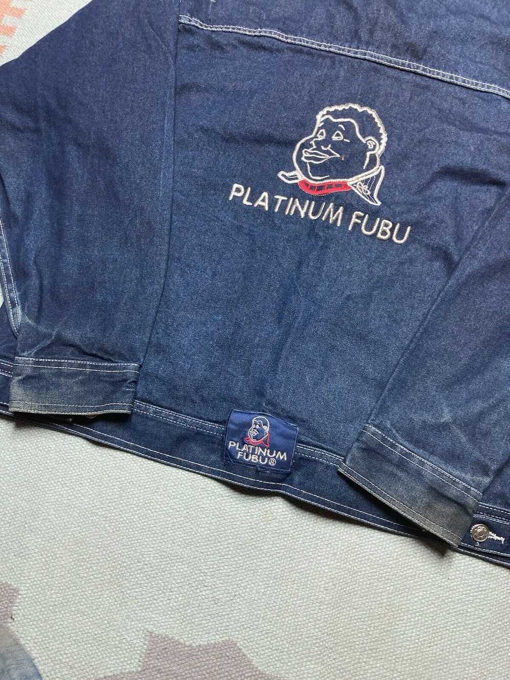 Fubu × Streetwear × Vintage VTG platinum fubu den… - image 2