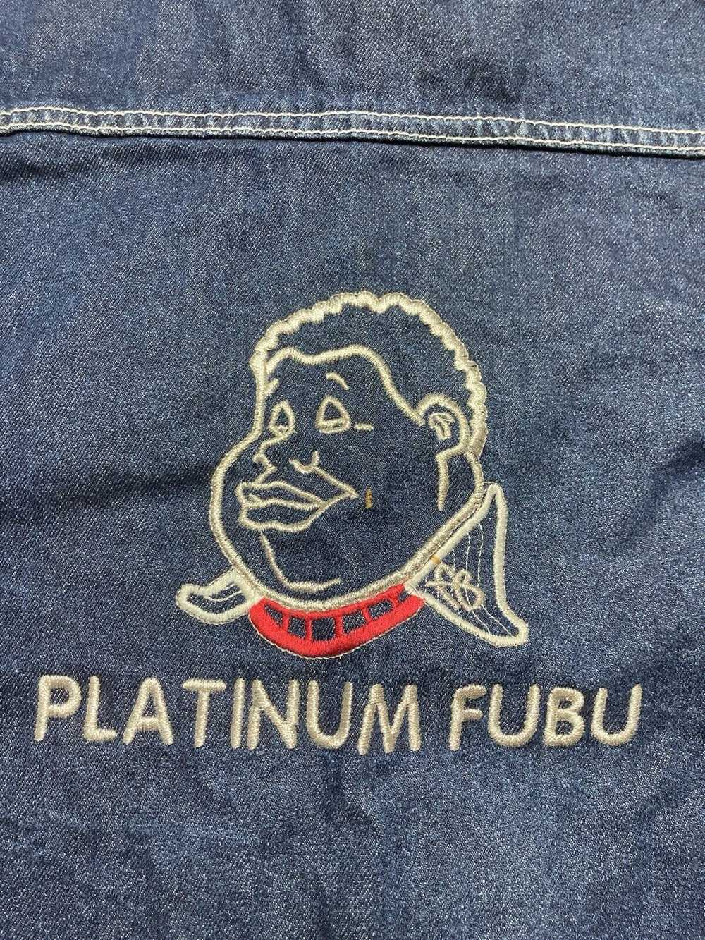 Fubu × Streetwear × Vintage VTG platinum fubu den… - image 3