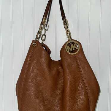 Michael Kors Fulton Large Leather Shoulder Bag