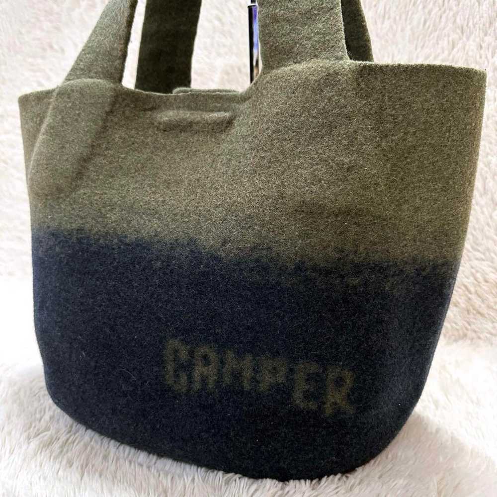 【Excellent condition】CAMPER wool blanket tote bag… - image 2