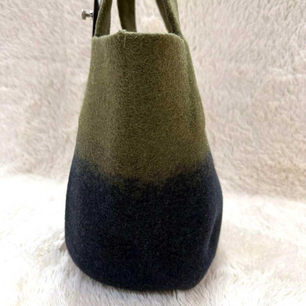 【Excellent condition】CAMPER wool blanket tote bag… - image 7