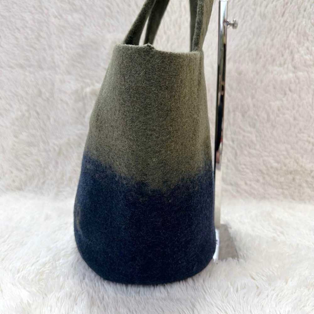 【Excellent condition】CAMPER wool blanket tote bag… - image 9