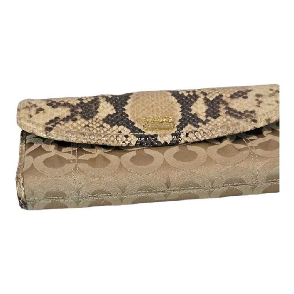 Coach Coach Signature Canvas and Leather Snake Sk… - image 10