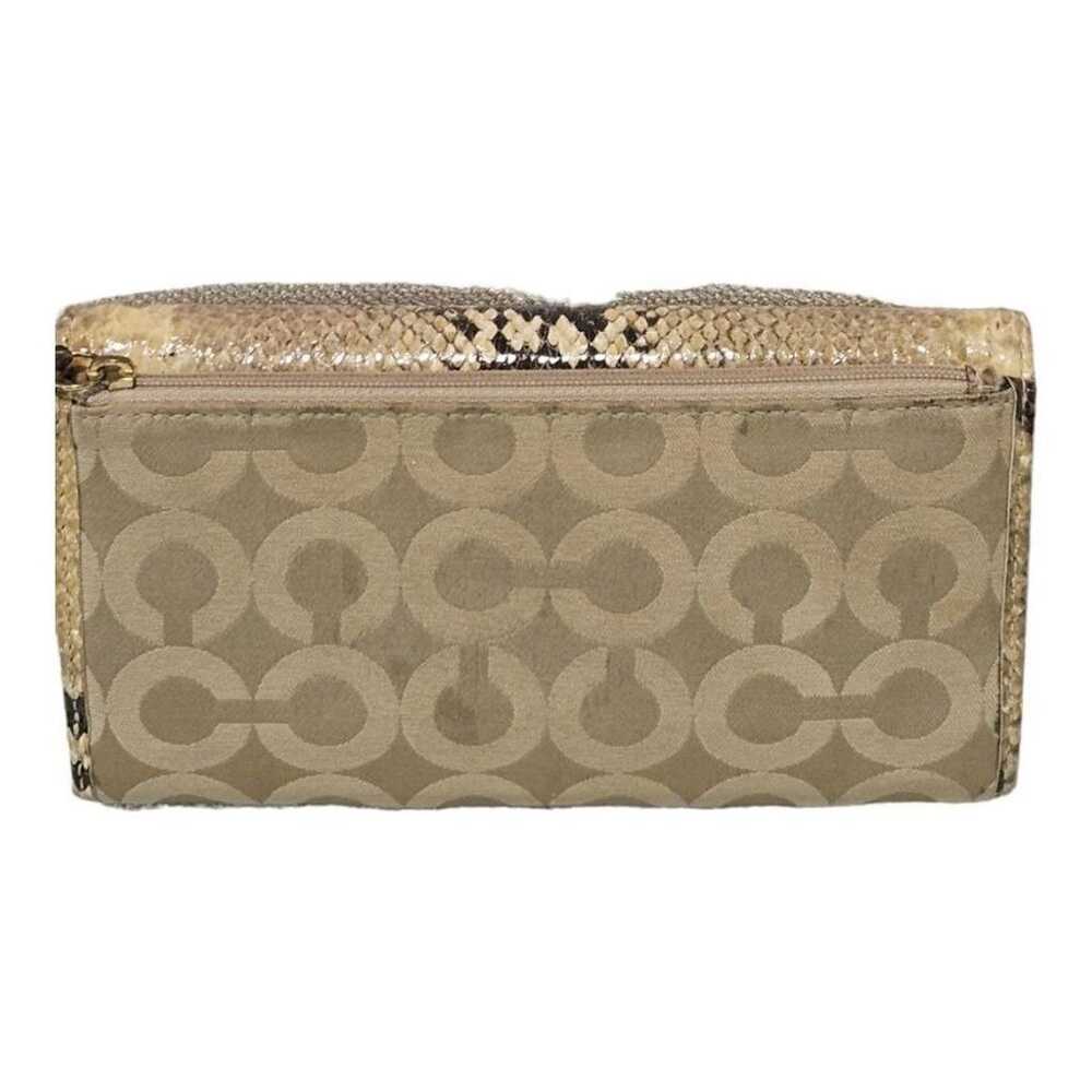 Coach Coach Signature Canvas and Leather Snake Sk… - image 11