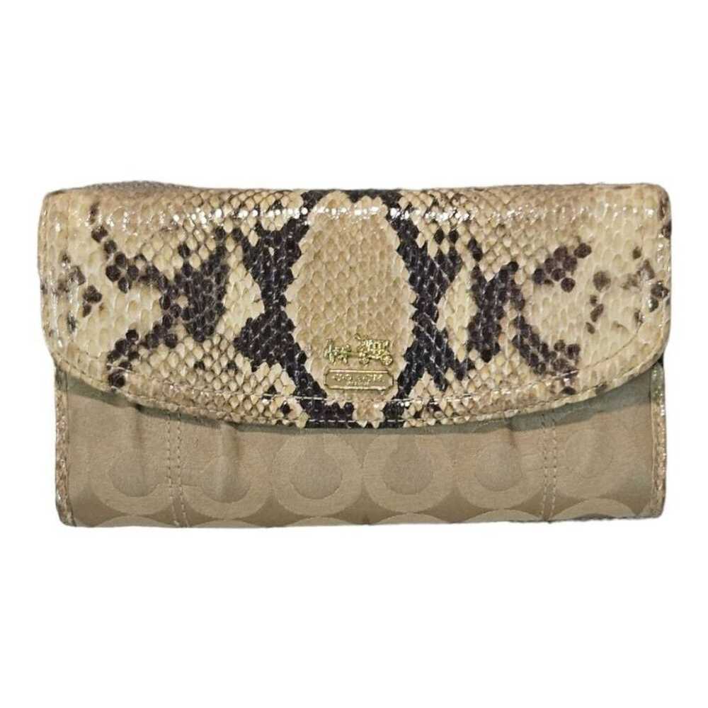 Coach Coach Signature Canvas and Leather Snake Sk… - image 8