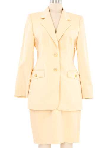 Escada Butter Skirt Suit