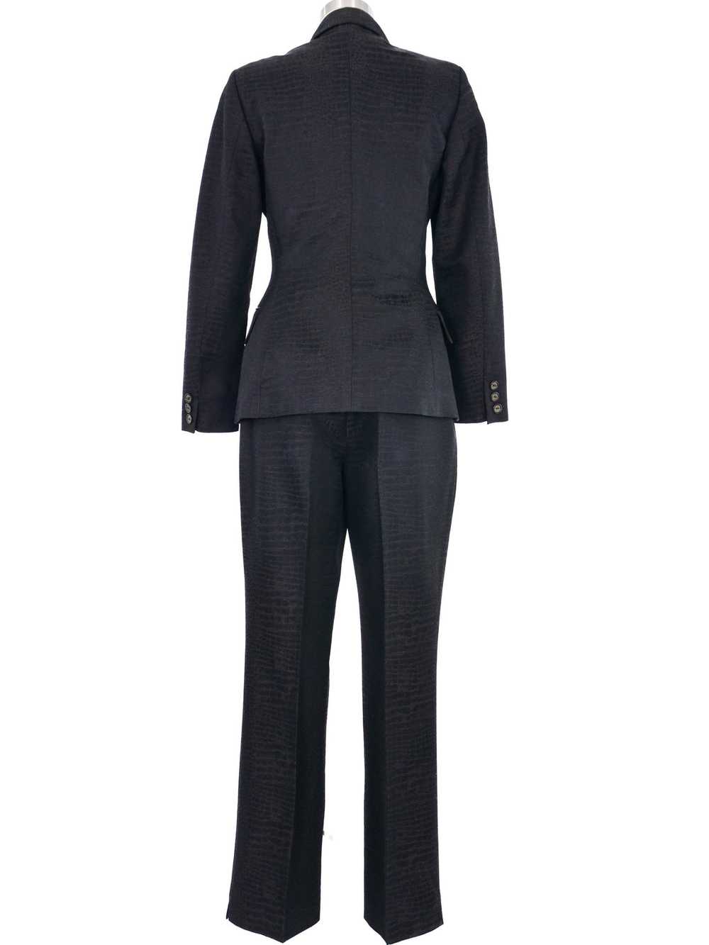 Escada Embossed Reptile Pant Suit - image 4