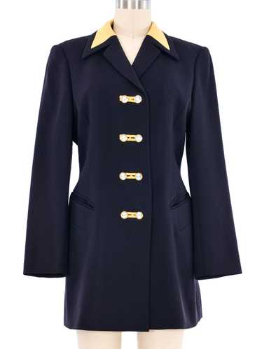 Escada Navy Contrast Jacket