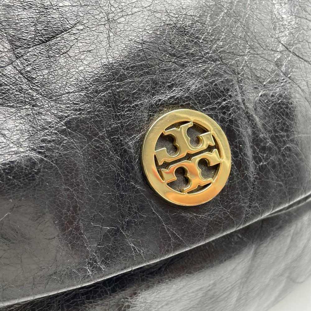 【Excellent Condition】TORY BURCH Shoulder Bag Black - image 11