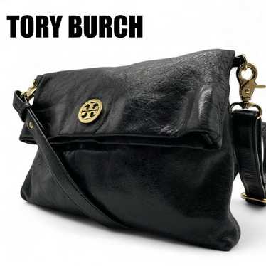 【Excellent Condition】TORY BURCH Shoulder Bag Black - image 1