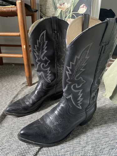 Cowboy Equipment Vintage Leather Cowboy Boots