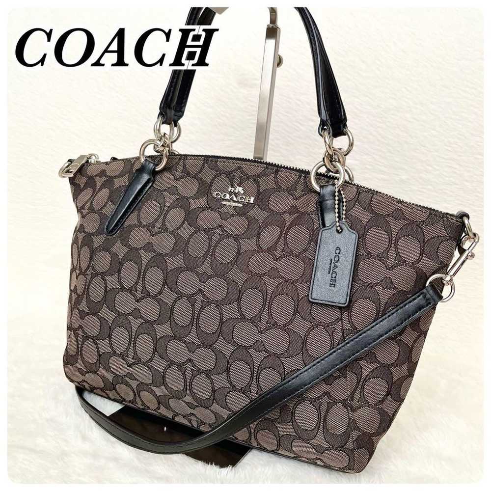 Excellent condition ✨ COACH Signature 2way Handba… - image 1