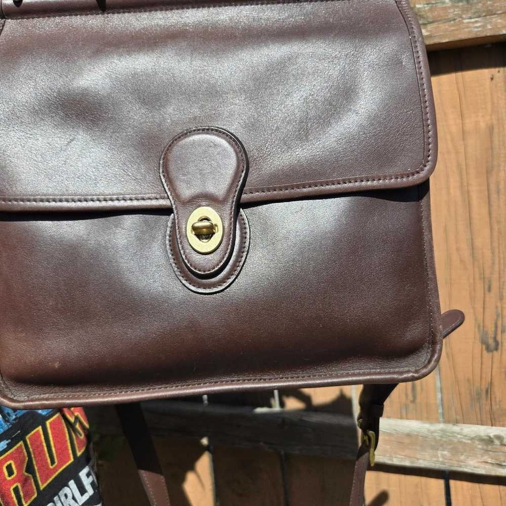 1992 Coach Willis 9927 Brown Crossbody PERFECT - image 2