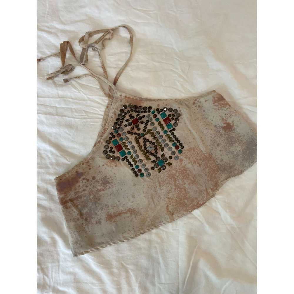 Urban Outfitters Boho Chic Ecote Embellished Halt… - image 1