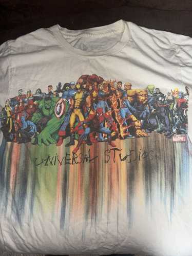 Marvel Comics 2008 Multi Character Marvel T Shirt