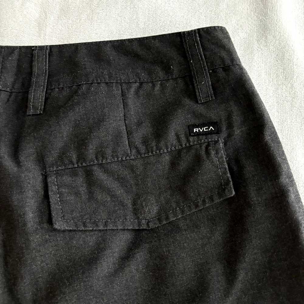 Rvca RVCA Mens Tenore Shorts Sz 32 Dark Gray Poly… - image 4