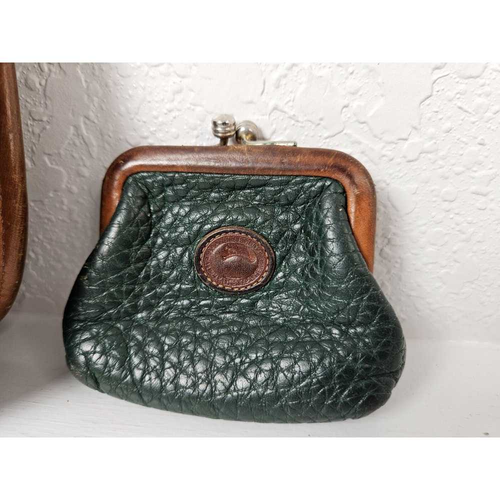 Dooney & Bourke Dooney & Bourke Green Brown Leath… - image 3