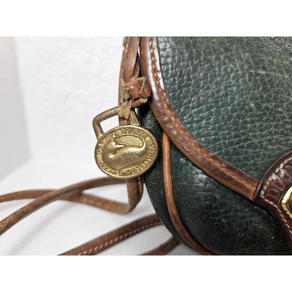 Dooney & Bourke Dooney & Bourke Green Brown Leath… - image 5