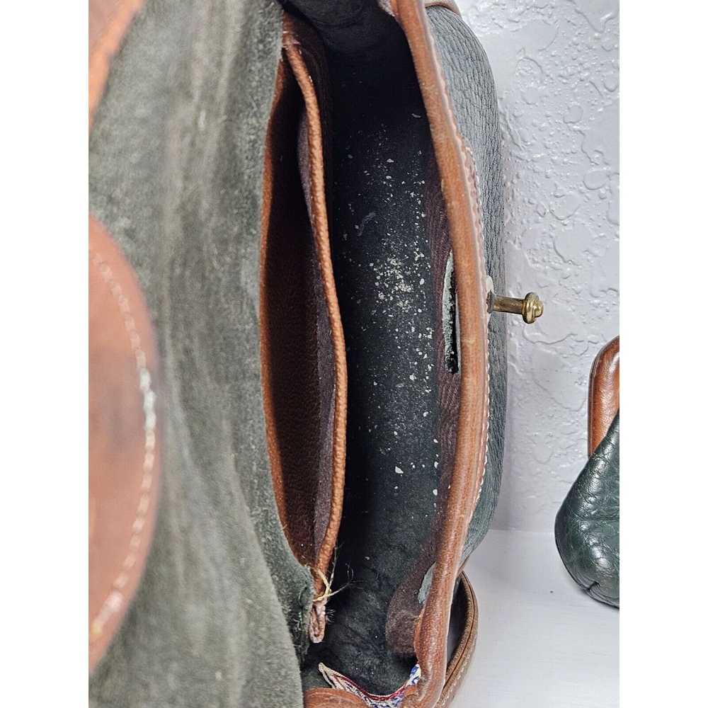 Dooney & Bourke Dooney & Bourke Green Brown Leath… - image 7