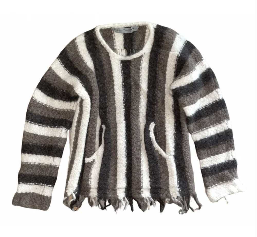 Raquel Allegra Raquel Allegra Striped Wool Pullov… - image 1