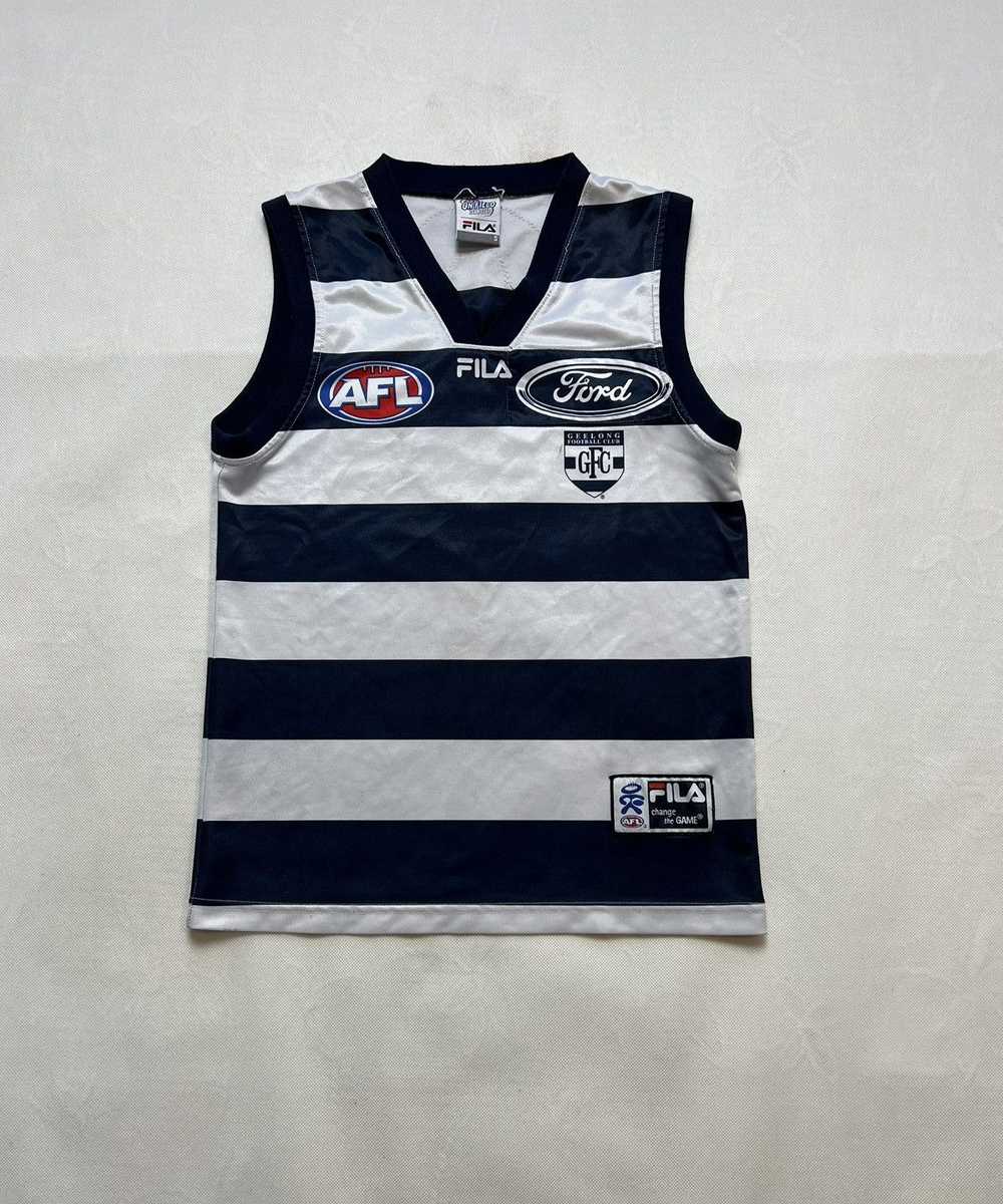 【海外XLサイズ】AFL ジーロング・キャッツ '24 ホームガーンジー Geelong Cats Cotton On Home Guernsey Mens 2024 - MCG Shop