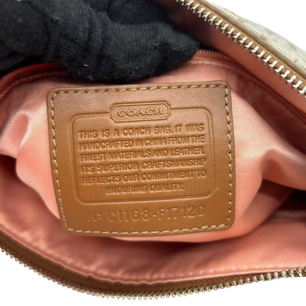 COACH Shoulder Bag S57 PVC Leather F17120 - image 9