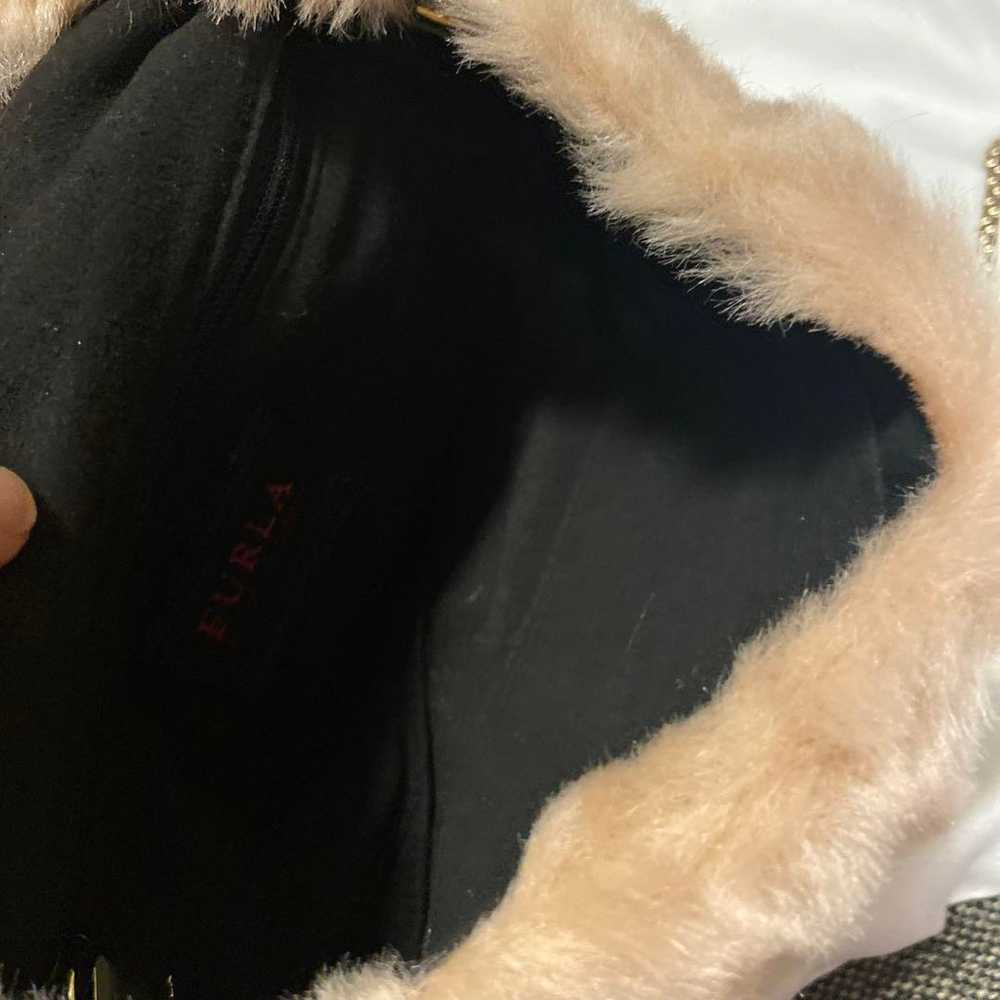 Furla fake fur shoulder bag. - image 9