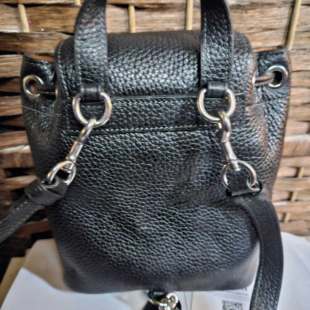 COACH Amelia Leather Convertible Backpack In Blac… - image 10