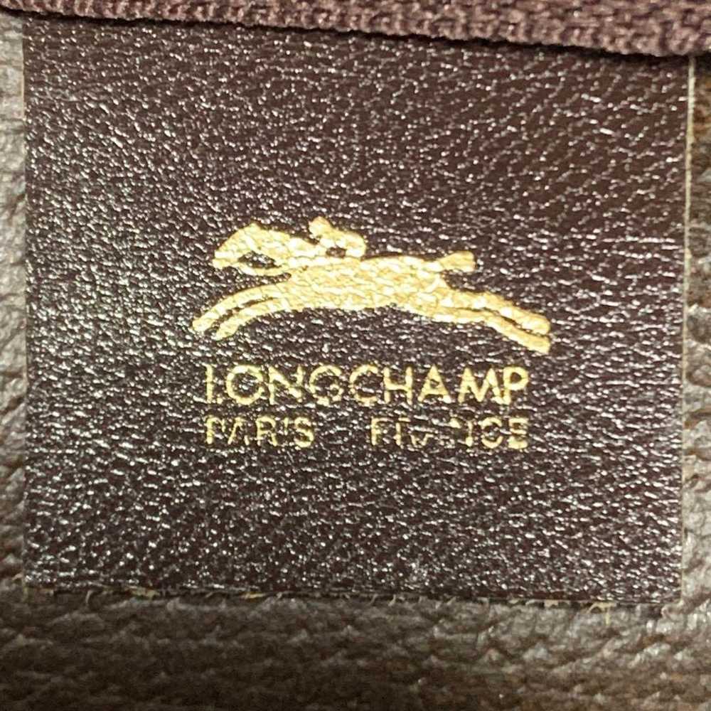 【LONG CHAMP】 Longchamp Clutch Bag Second Bag Leat… - image 9