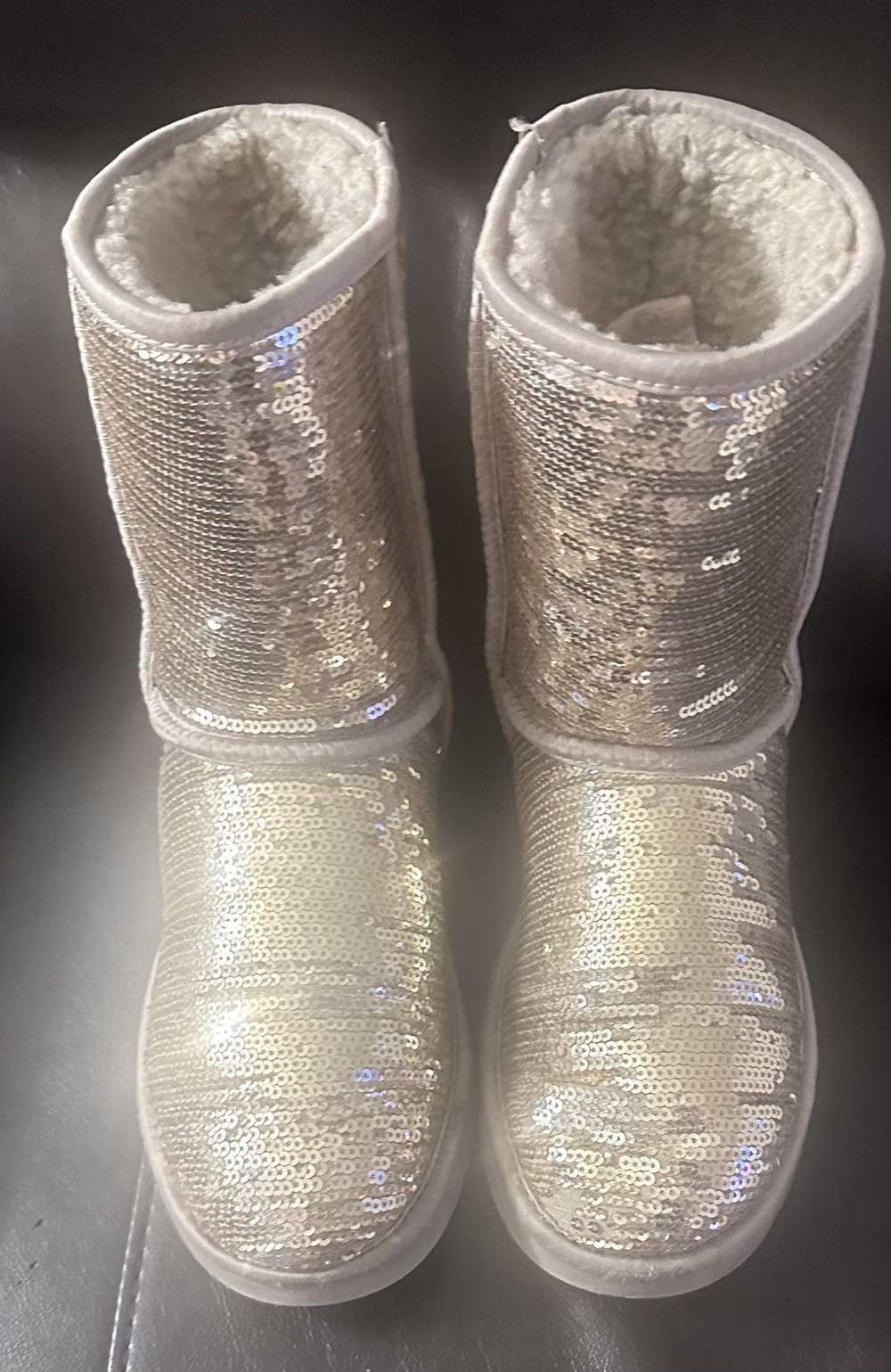 Ugg UGG Australia Gold Sequin Sheepskin Boots - image 5