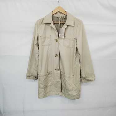 Tommy Bahama Beige Nylon Blend Button-Up Jacket WM