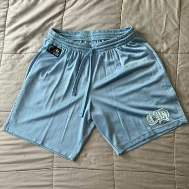 Chrome Hearts Blue Mesh Varsity Shorts