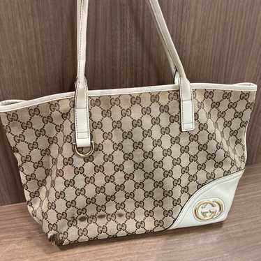 GUCCI GG canvas tote bag, shoulder bag, handbag.