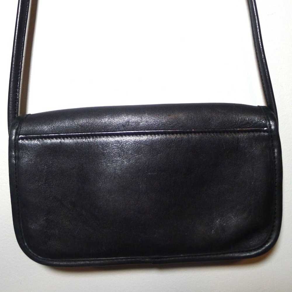 Vintage Coach Turnlock Dinky Crossbody Bag - Black - image 3