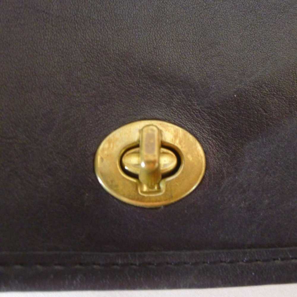 Vintage Coach Turnlock Dinky Crossbody Bag - Black - image 7