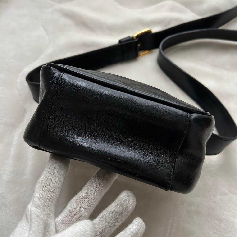 Brand new HIROFU shoulder bag mini leather black - image 6