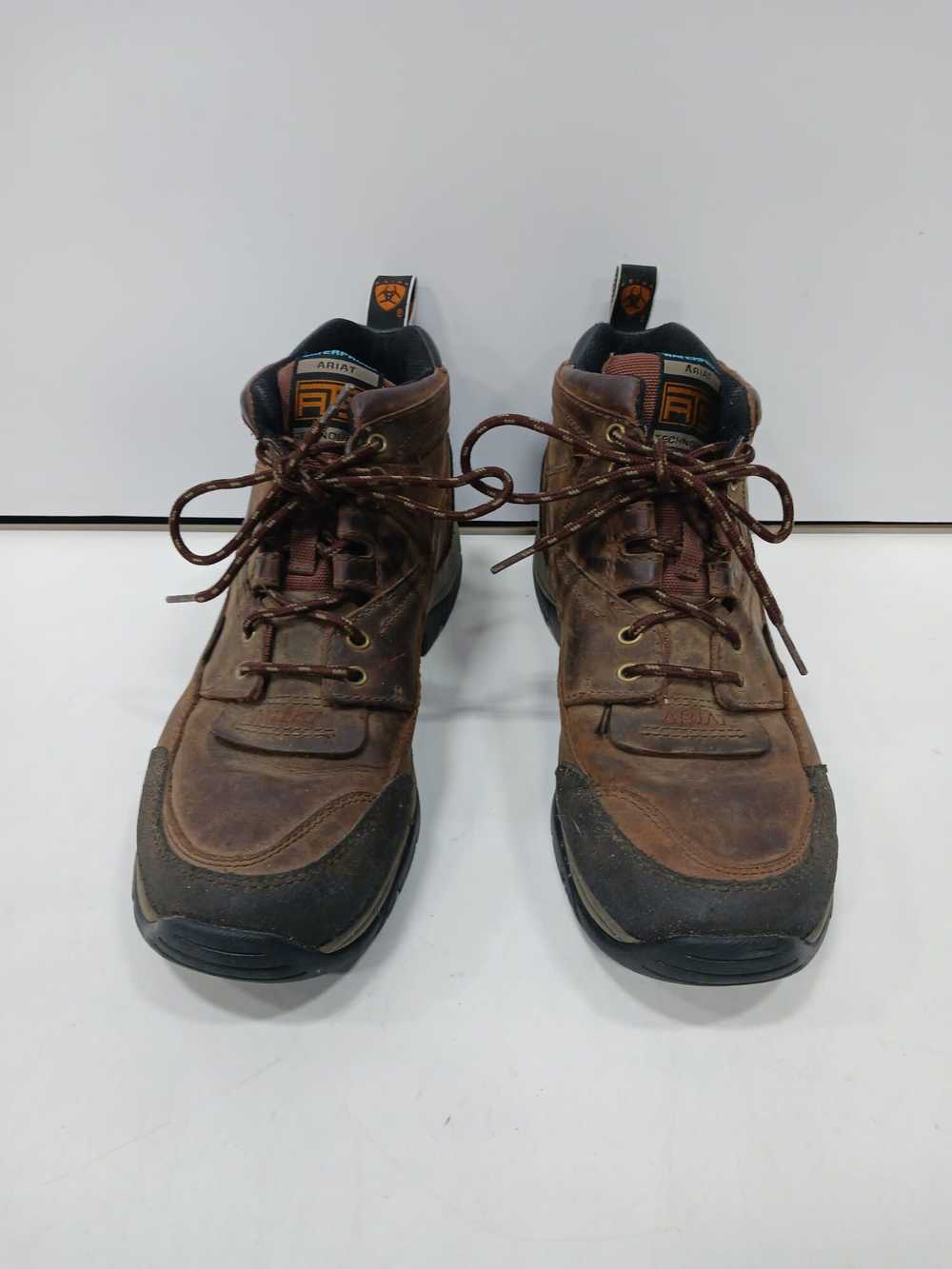 Ariat Terrain Brown Leather Waterproof Hiking Boo… - image 1