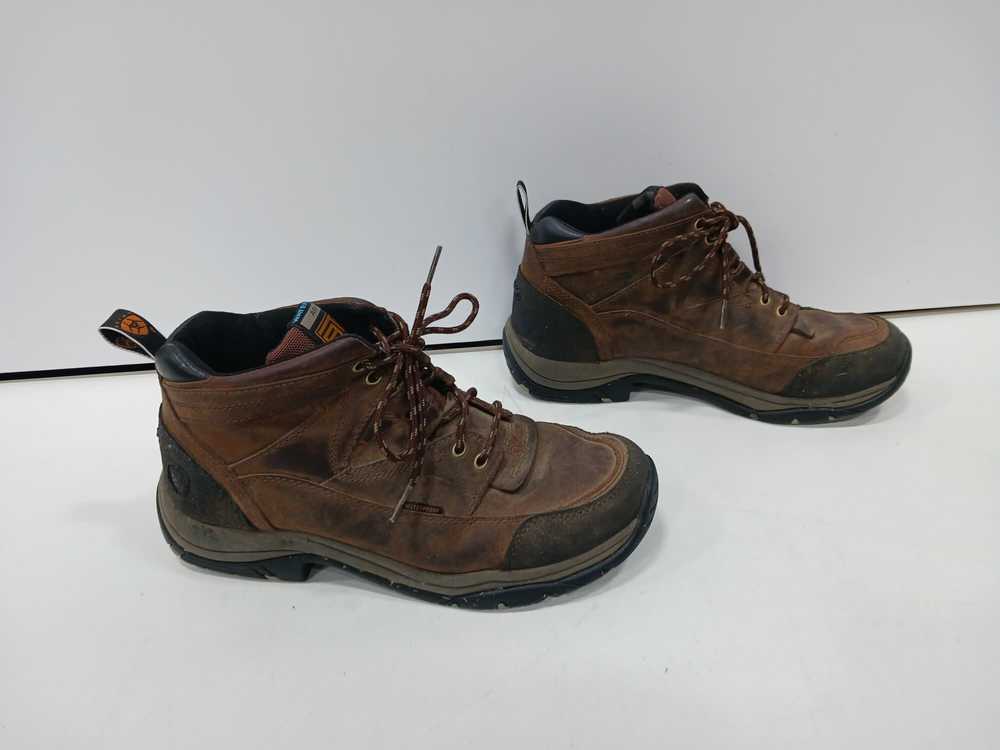 Ariat Terrain Brown Leather Waterproof Hiking Boo… - image 2