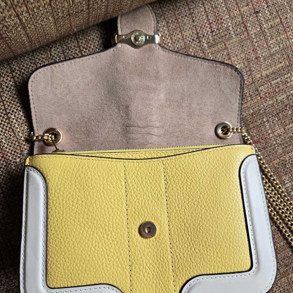 Coach Georgie in Colorblock, yellow and white - image 3