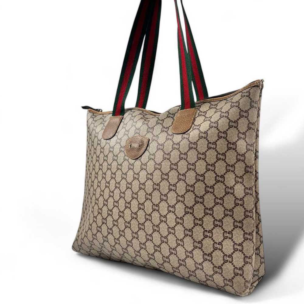 GUCCI Gucci Plus tote bag shoulder strap Sherry L… - image 11