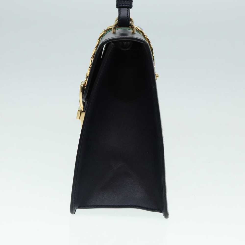 Gucci GUCCI Web Sherry Line Silvi Hand Bag Leathe… - image 3